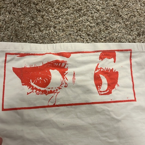 Princess Polly White Tube Top with Red Graphic - Picture 2 of 4